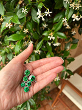 Carica l'immagine nel visualizzatore di Gallery, Orecchini Puntoluce Triplo