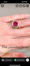 Carica l'immagine nel visualizzatore di Gallery, Anello Fede puntoluce