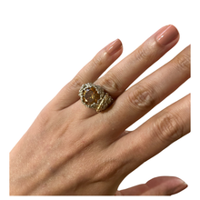 Carica l'immagine nel visualizzatore di Gallery, Anello puntoluce fiorellato