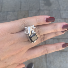 Carica l'immagine nel visualizzatore di Gallery, Anello Puntoluce Classico Quadrato