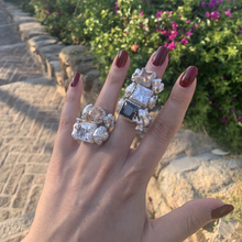 Carica l'immagine nel visualizzatore di Gallery, Anello Puntoluce Classico Quadrato