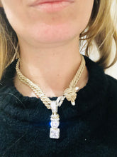 Carica l'immagine nel visualizzatore di Gallery, Ciondolo puntoluce doppio