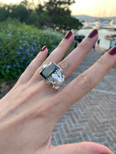 Carica l'immagine nel visualizzatore di Gallery, Anello rana grande rettangolare
