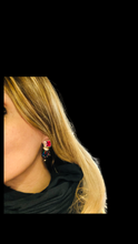 Carica l'immagine nel visualizzatore di Gallery, Orecchini black&color