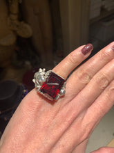 Carica l'immagine nel visualizzatore di Gallery, Anello rana grande rettangolare