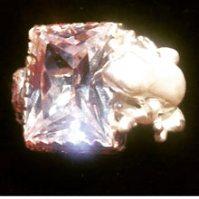 Carica l'immagine nel visualizzatore di Gallery, Anello rana grande rettangolare