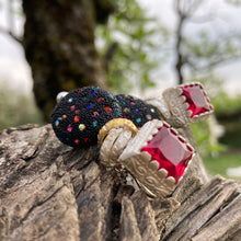 Carica l'immagine nel visualizzatore di Gallery, Orecchini black&color