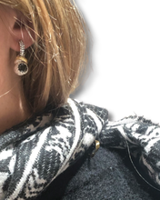 Carica l'immagine nel visualizzatore di Gallery, Orecchini cerchietti pave’