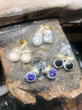 Carica l'immagine nel visualizzatore di Gallery, Orecchini cerchietti pave’